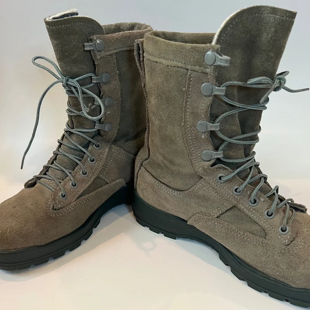 Belleville 675ST Mens 6.5 R Sage Green Steel Toe Insulated Gore-Tex Combat Boots